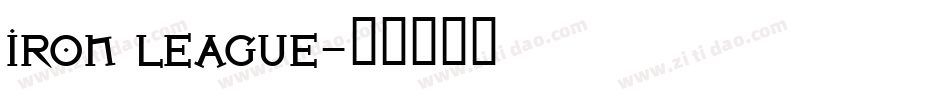 Iron League字体转换